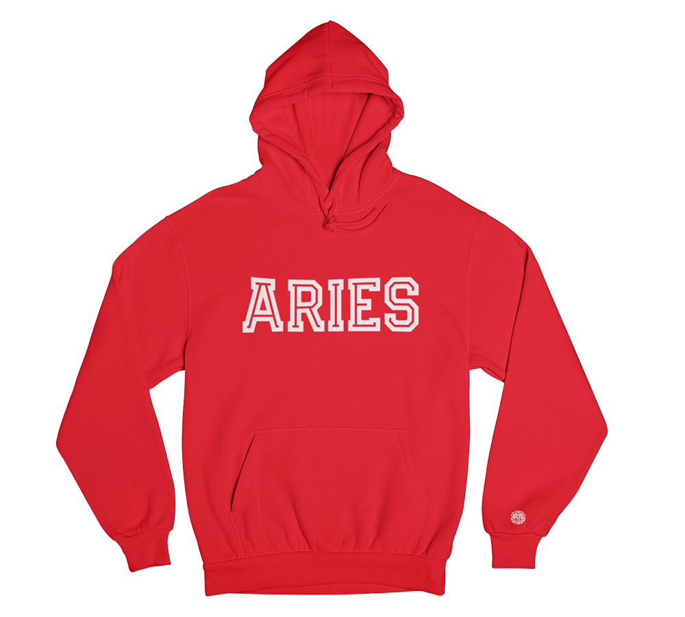 Aries Hoodie with Tribal Logo Tshirt