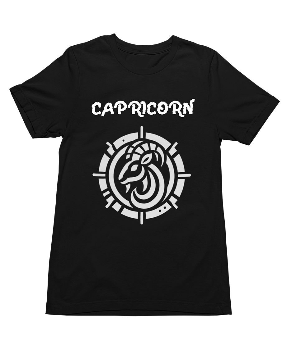 Capricorn Hoodie with Tribal Logo Tshirt