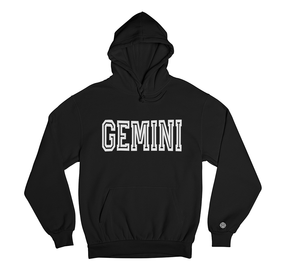 Zodiac Hoodie with Tribal Sleeve Logo