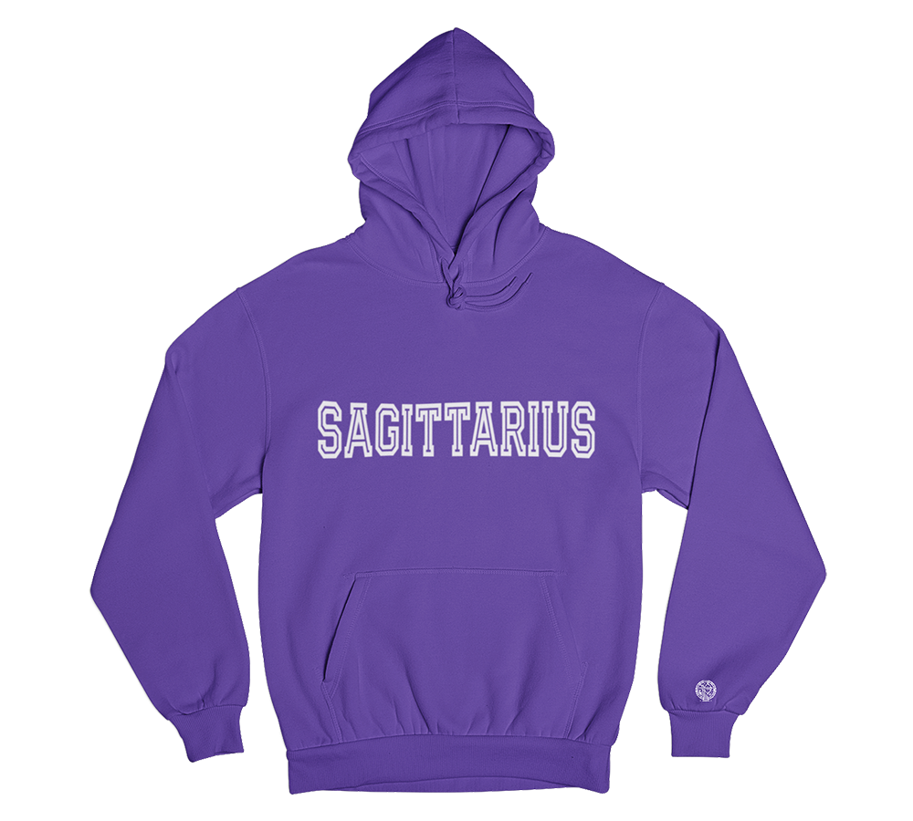Zodiac Hoodie with Tribal Sleeve Logo