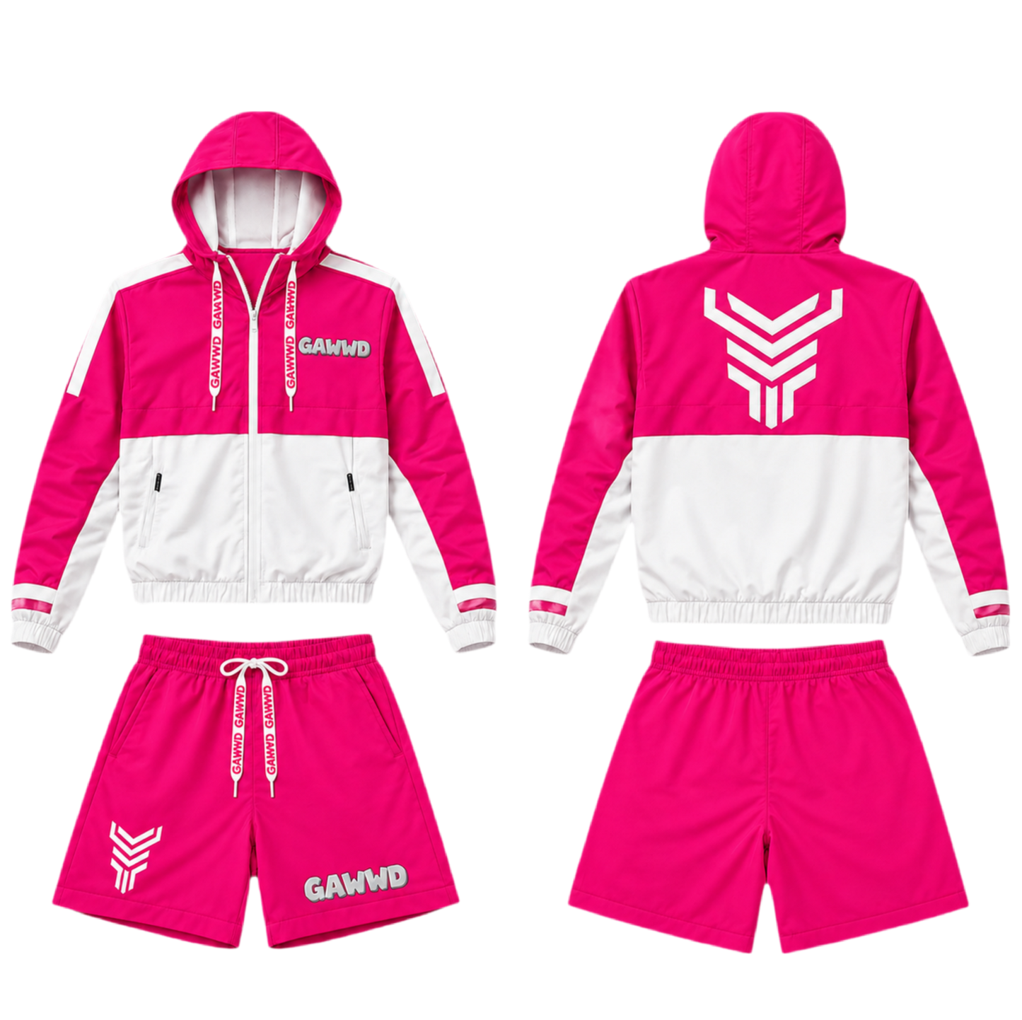 GAWWD Velocity Luxe Windbreaker Shortset