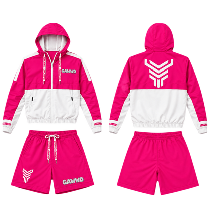 GAWWD Velocity Luxe Windbreaker Shortset