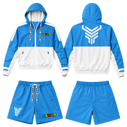 GAWWD Velocity Luxe Windbreaker Shortset